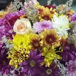 Basket Of Flowers - Colorful